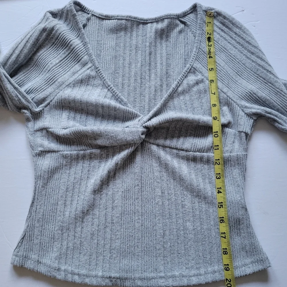 Shein Twist V-neckline Sweater.